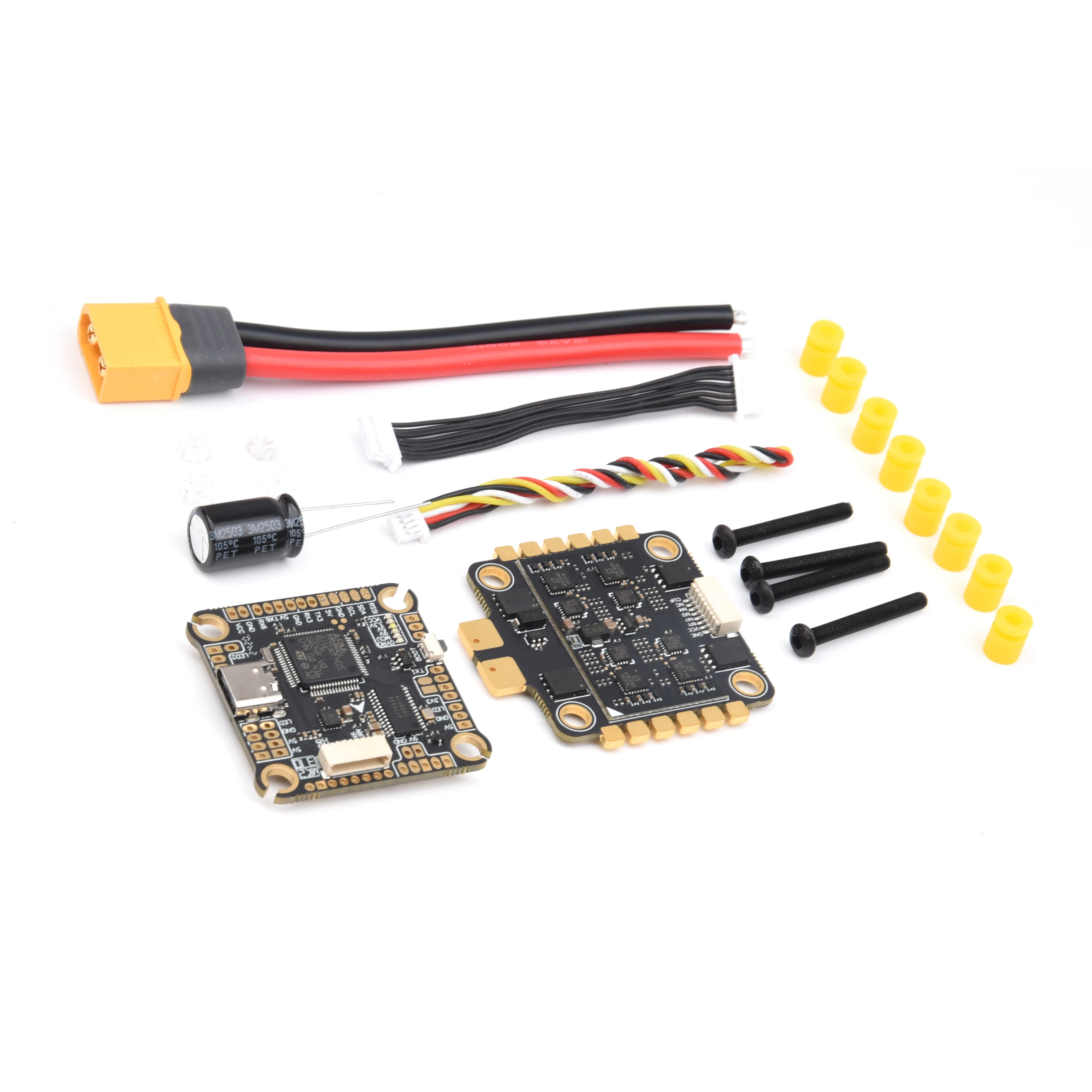ตัวเลือกสินค้า ชุดควบคุมโดรนแข่ง 3-6S พร้อม ESC 4in1 สำหรับ FPV Racing