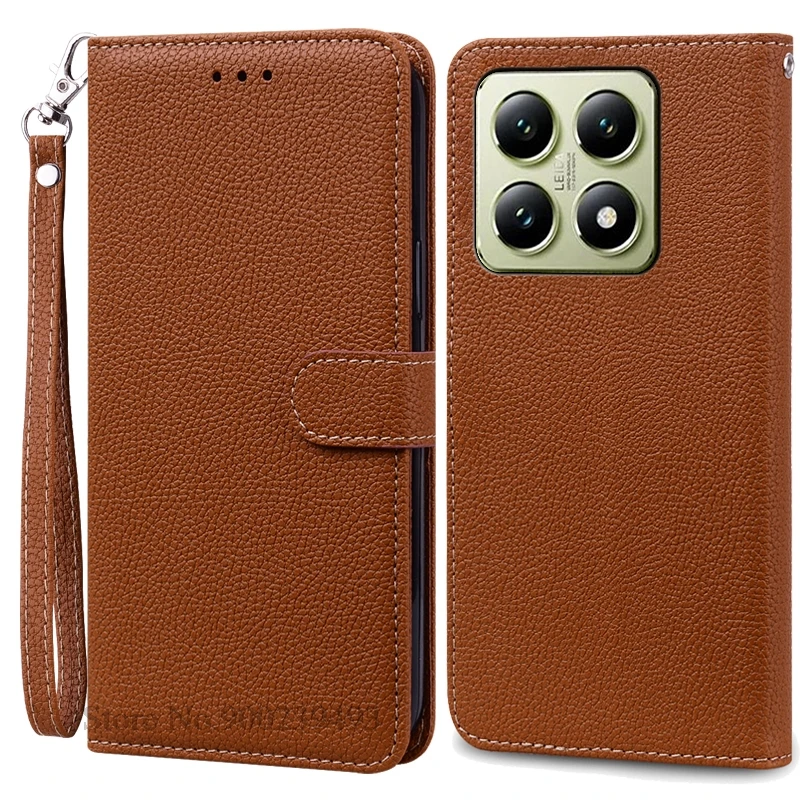 Leather Wallet Flip Cover - Elegant Book Style Case
