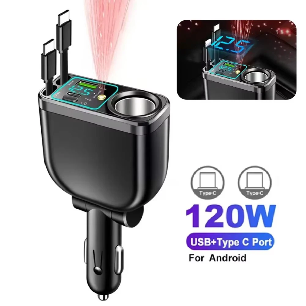 ตัวเลือกสินค้า 5-in-1 ชาร์จเร็ว 66W พร้อมสาย PD30W ชาร์จได้ทุกอุปกรณ์