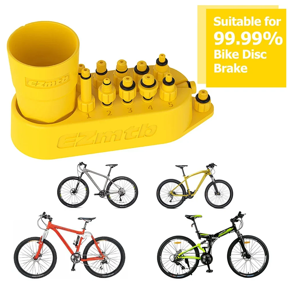 Universal Bicycle Hydraulic Disc Brake Mineral Oil Bleed Kit Tools for For MTB Road Bike Oil Bleed Adapters Filling Joint Tools