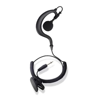 Nuovo ascolto solo auricolari cavo audio interfono auricolari accessori per cuffie accessorio radio tubo dell'aria cablato auricolare da 3,5 mm