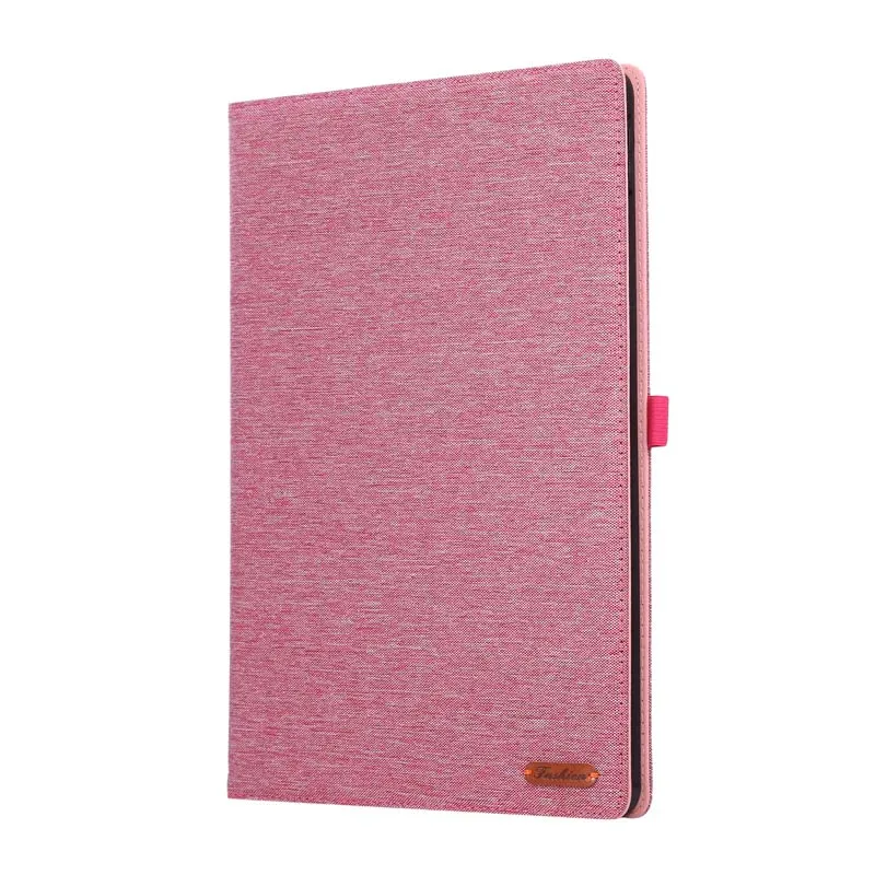 Premium Fabric Flip Case with Anti-Crack Cover and Card Slot