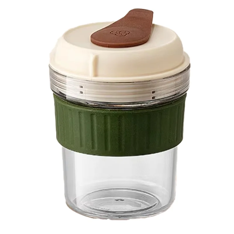 Coffee Cup With Pressing Type Ice Tray Cold Brew Coffee Maker For Outdoor Use Portable Iced Drink Cup