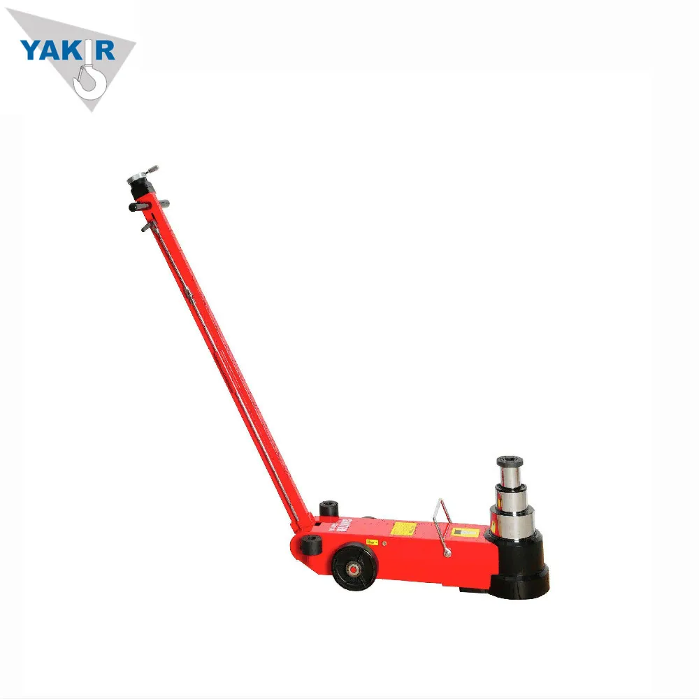 

Double node air hydraulic floor jack 25/50 Ton for truck