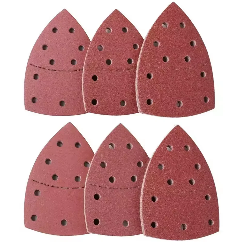 Großhandel 160-1Stk. 11-Loch-Maus 40-2000 Körnungen Schleifpapier Dreieckiges Schleifpapier Schleifscheibe für Detailarbeiten