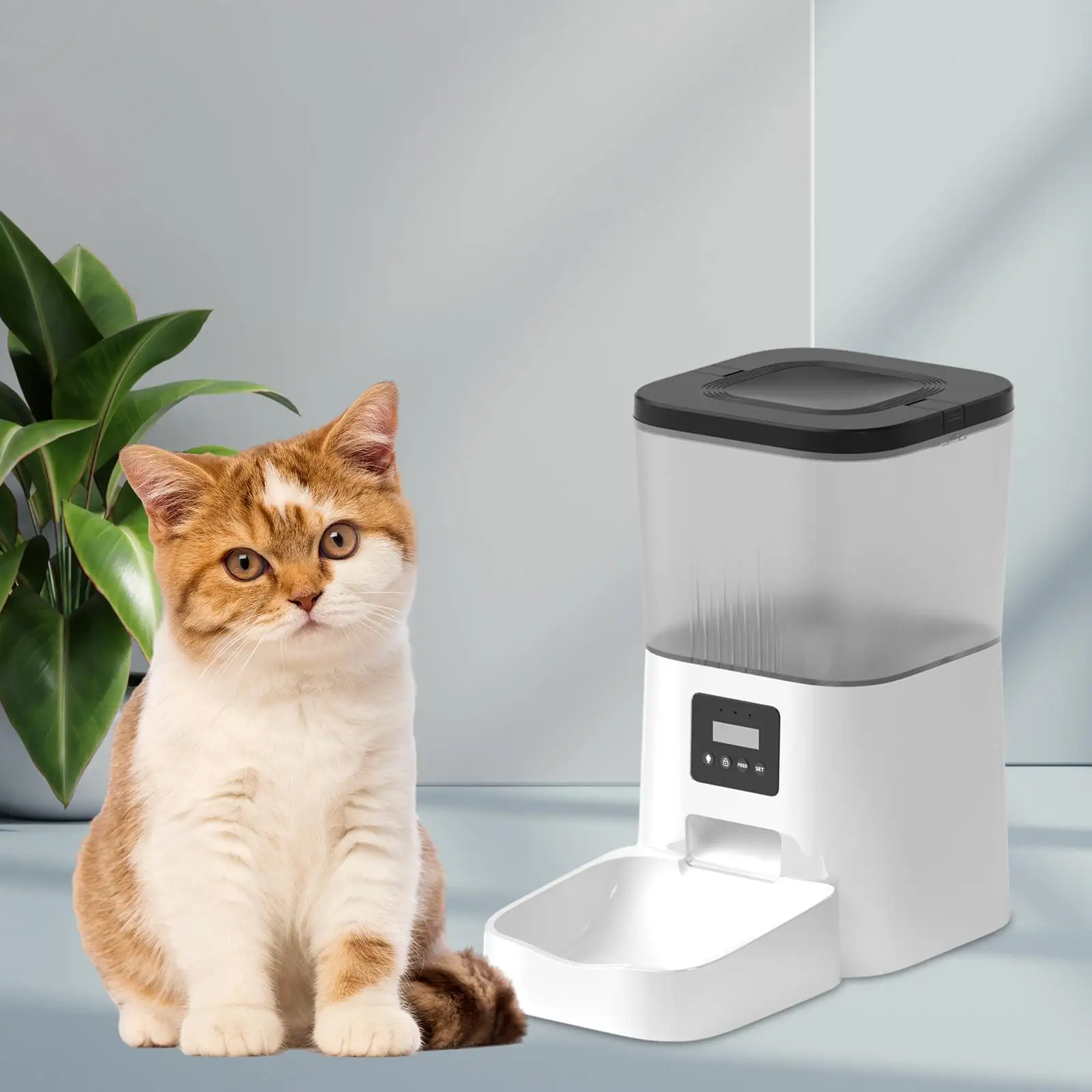 

Smart Automatic Cat Feeder Programmable Portion Control 4L for Cats and Dogs