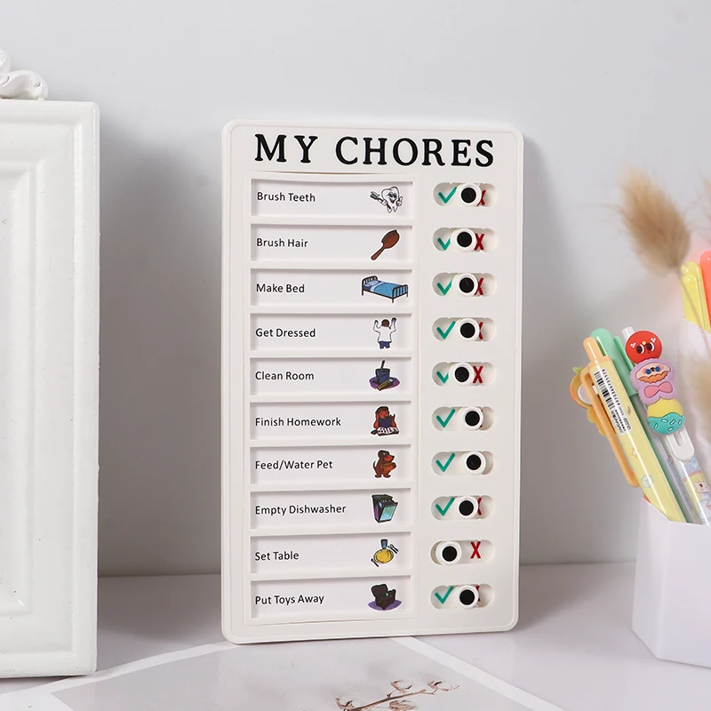 Chore Chart Travel Planning Notepad Portable Memo Board To Do List Checklist Board Detachable Reusable DIY Message Home Travel Planning 1pc