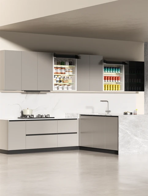 ตู้ยาอัจฉริยะติดผนังพร้อมสวิตช์สัมผัส ตู้เก็บของอเนกประสงค์สำหรับห้องครัว ห้องซักรีด ขนาด 70*72 5