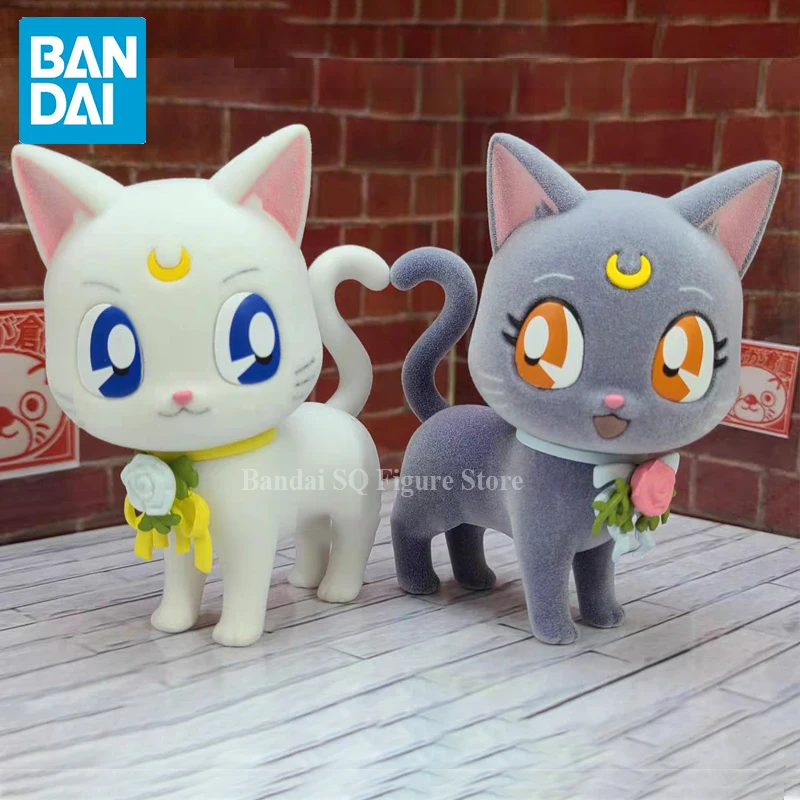 

Original Bandai Sailor Moon Figure Banpresto Fluffy Puffy Luna Artemis Pvc Action Figure Toys Model Toys Kids Christmas Gift