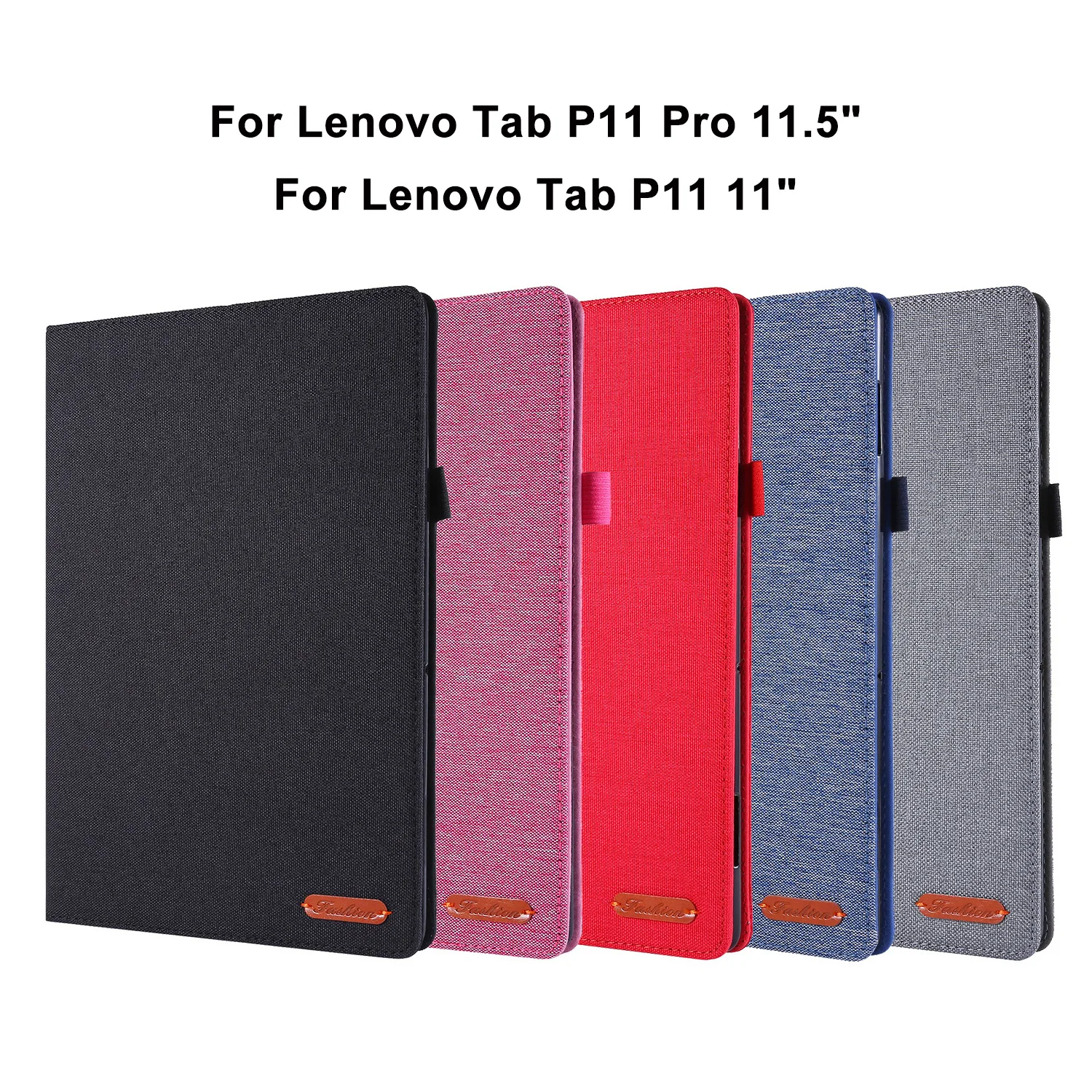 For Lenovo Tab P11 Case Cloth Tpu Flip Tablet Cover 11 Inch 2020 Tablet Coque For Lenovo Tab P11 Pro Case 11.5 Tb-J706F Tb-J606F