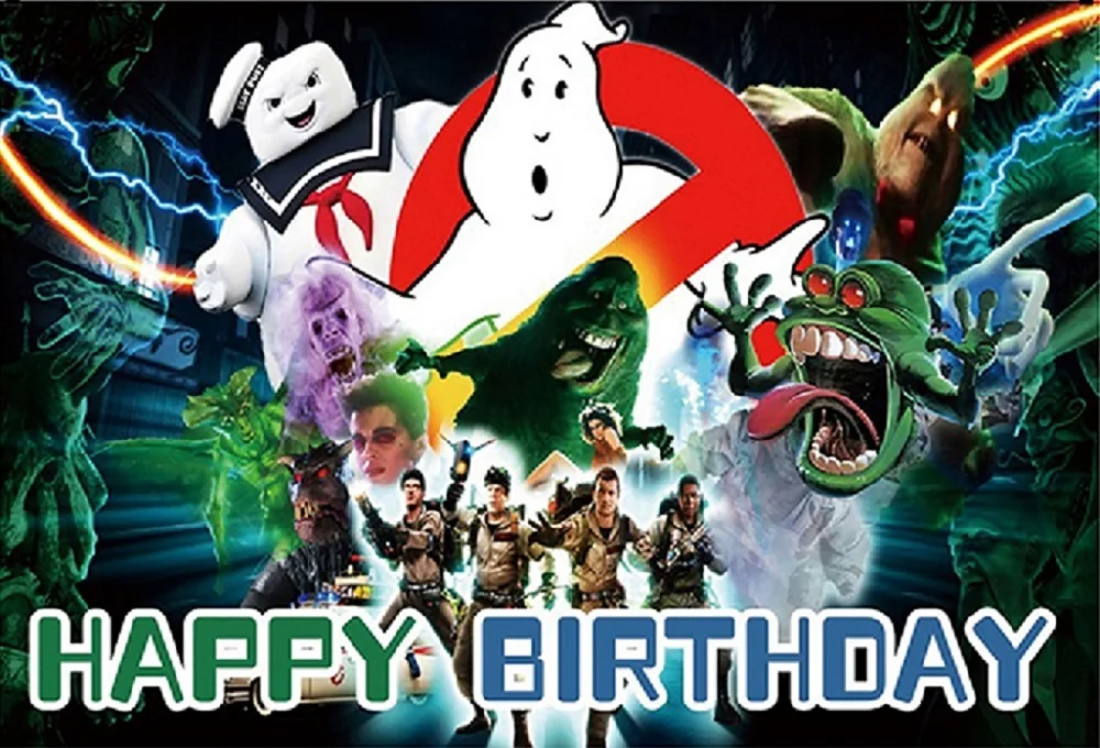 Décoration Anniversaire Ghostbusters - Assiettes, Ballons, Banderole - Fournitures De Fête