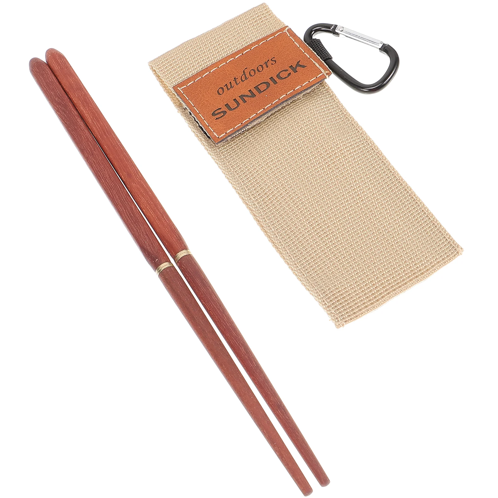 

1 Pair Camping Chopsticks Portable Wooden Chopsticks Foldable Chopsticks