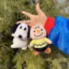 12cm MINISO Snoopys Doll Cartoon Dog Model Stuffed Toy Anime Figures Soft Cute Key Chains Pendant Girls Boy Birthday Gift 5