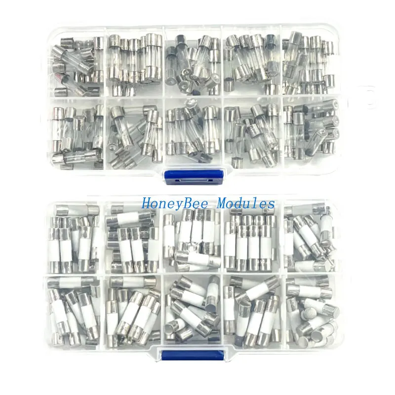 100PCS set 5*20 glass fuse Ceramic fuse fuse current protection device 100pcs lot reed switch 2x14mm glass green 3 pin normally open and normally close low voltage current 100%new