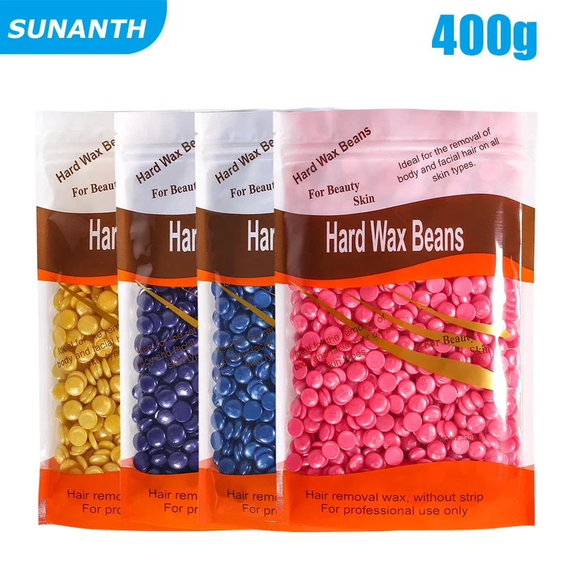 500g/400g/200g/50g Hard Wax Beans For Hair Removal Body Wax Heater Kit Waxing Wax Beans For Hair Removal Wax Heater Kit