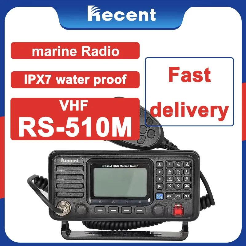 

Recent RS-510M Maritime Radio Marine Class A Very High Frequency Radio 25W Shipborne Interphone RS510M