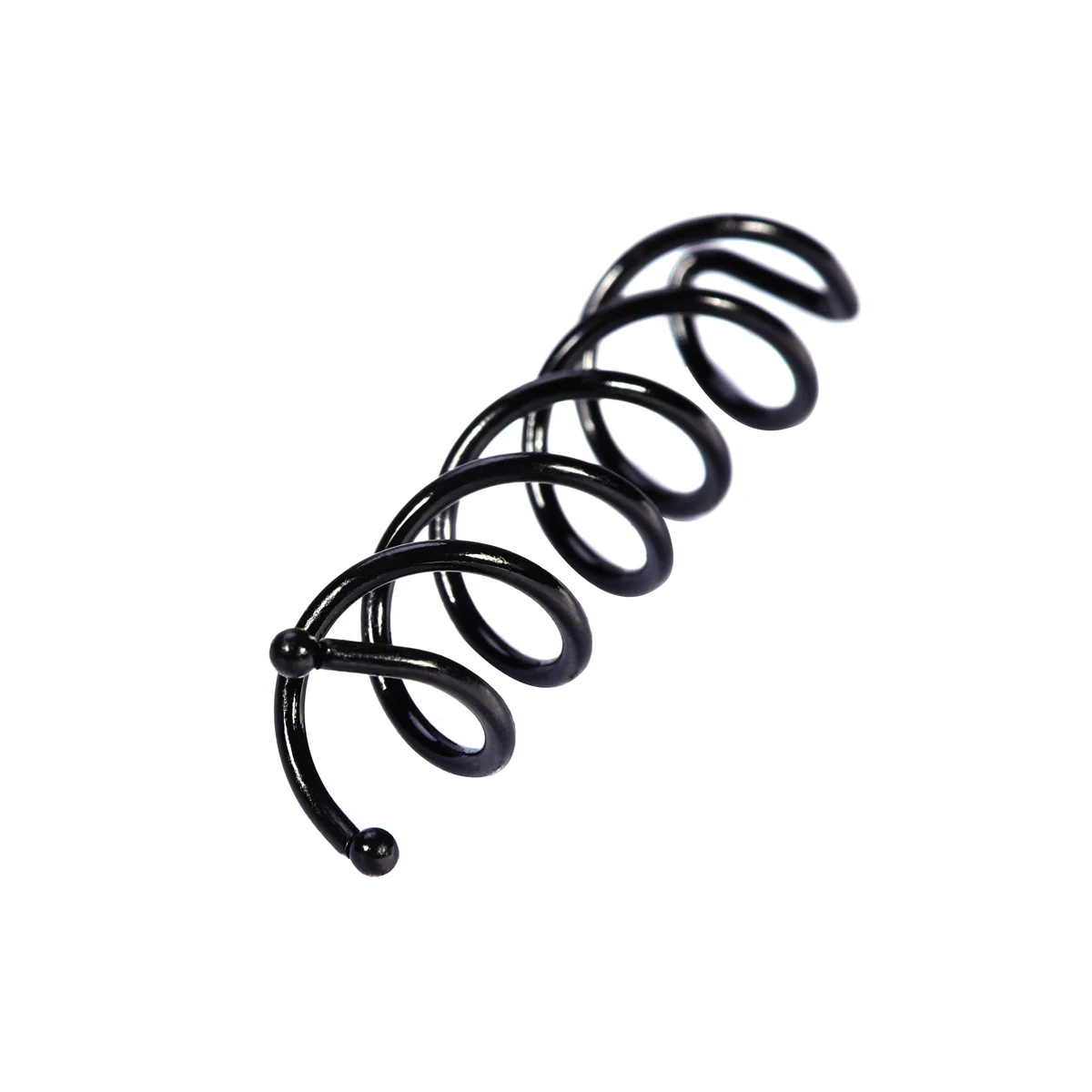 

Spiral Hair Pin Non-Scratch Round Tips Twisted Screw Bridal Bun Make Hairpin Diy Women Bun Hair Style