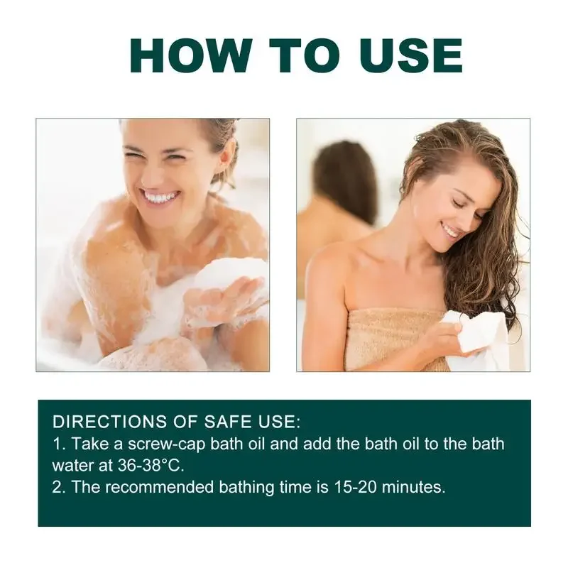 100ml Shower Oil for Dry Skin Scented Bath Oils for Tub Relaxing Moisturizing Bath Oils Body Care and Spa Experience