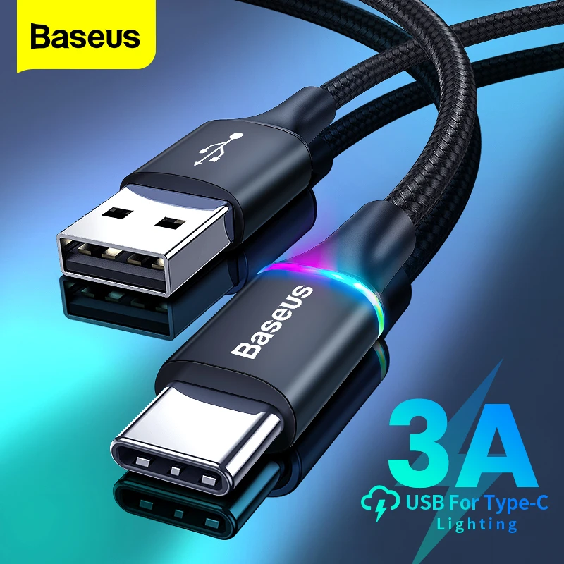 Dynamiek Zegevieren Renaissance Samsung Cable Usb Type C Usb Fast Charge 2m Baseus - Baseus Led Usb Type C  Cable - Aliexpress