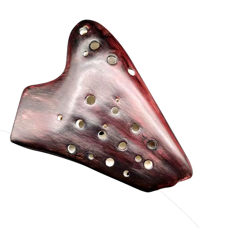 Triple Ocarina Pottery Orff Instruments Contralto Tone C Ocarina Of Time Accessori Per Strumenti Musicali Professionali Legend Ocarinas