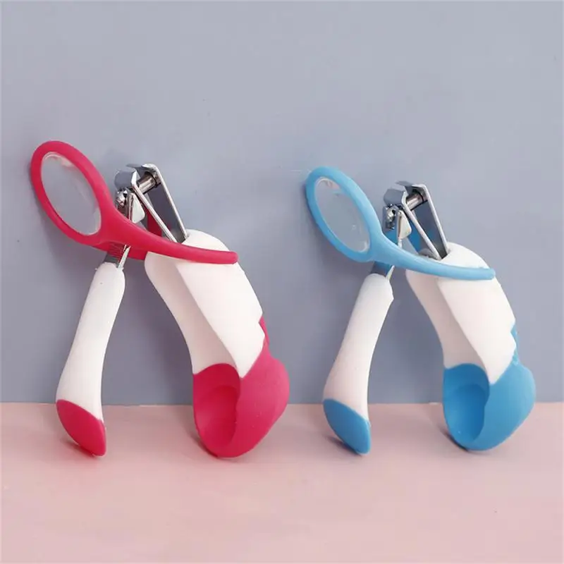 New Magnifier Design Infant Nail Clipper Anti-pinch Meat Baby Nail Clipper Comfortable Handle Super Non-slip