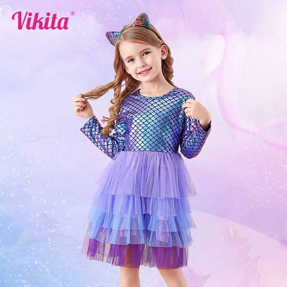 Girls Dresses Princess Costumes Kids Clothes For Girls Autumn Wedding Birthday Party Christmas Tutu Vestidos
