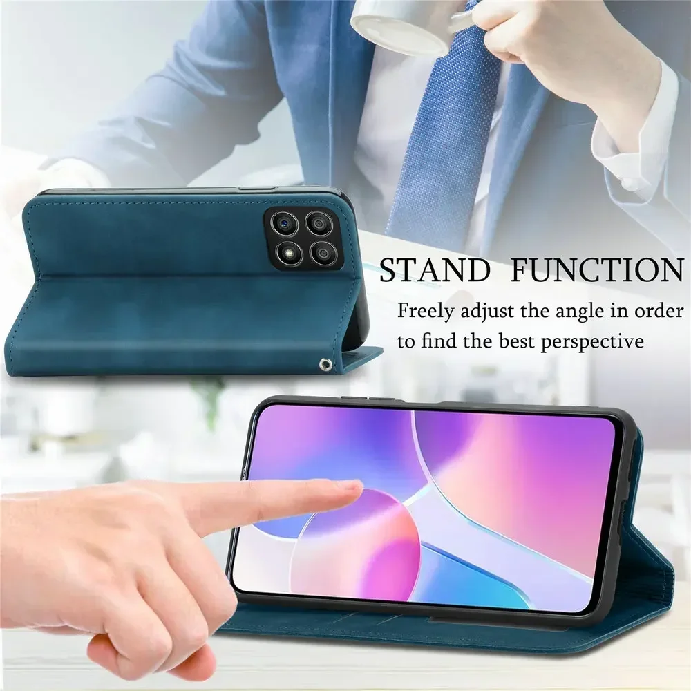 For Honor Magic 5 Lite Case 360 Full Protection Flip Mirror Stand Shell  Funda For Honor X9b X8b X9A X9 X8 X7 50 70 90 Lite Cover - AliExpress