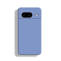 Original Liquid Silicone Rubber Shockproof Bumper Case for Pixel 8 (Lavender Grey)