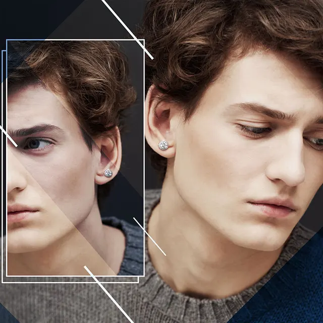 TUHE Unisex VVS1 Moissanite Women Earrings 925 Silver Fine Jewelry Earings 3MM/4MM/5MM Silver 925 Fashion Earrings Women Gift 5