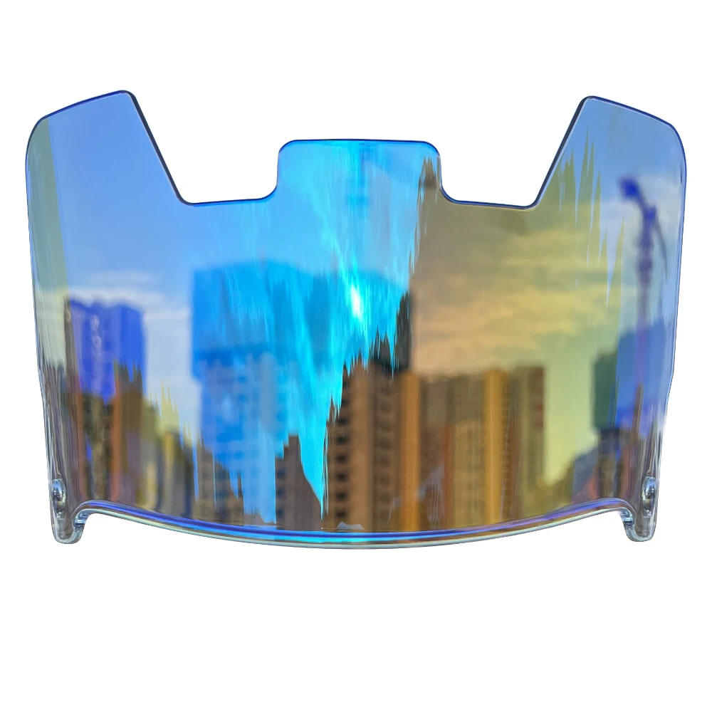 Football Visor REVO Clear For American Football Helmets Rugby Eye Shield Visor Clips
