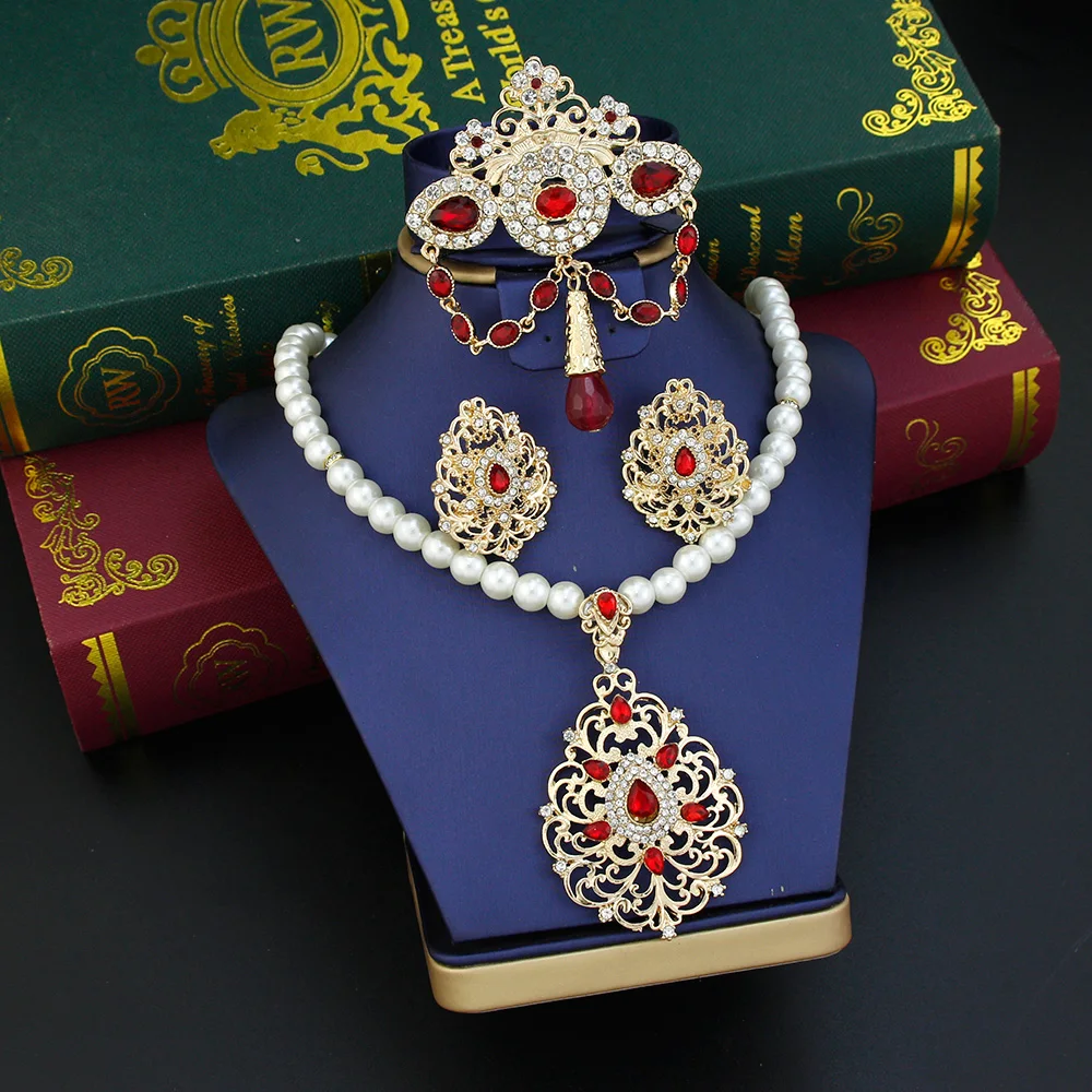Shop Bridal Jewellery Sets Online | Jadau Jewelry Sets | 22k Gold