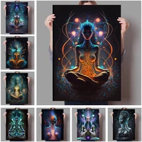 1pc frameless Women From Dmt Realm Graceful Meditation Canvas Posters and Prints Living Room Bedroom Wall Art Home Decor Cuadros