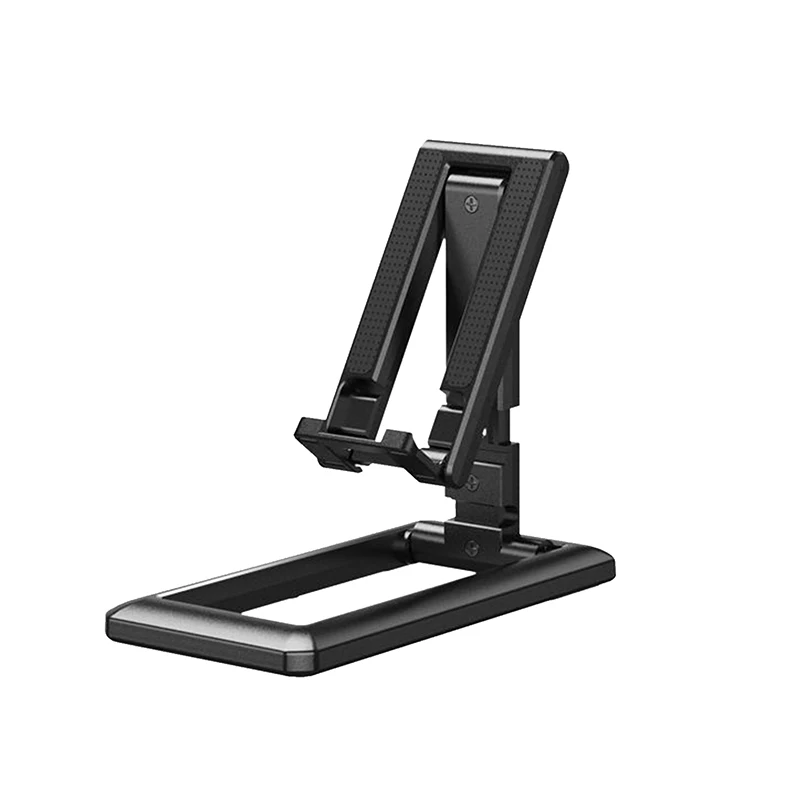 Adjustable Height and Angle Phone Holder Sturdy Aluminum Metal Phone Mount Desktop Stand Compatible with Smartphones/iPad/Kindle/Switch Cellphone Stand MELONRY Foldable Portable PC Tablet Stand 