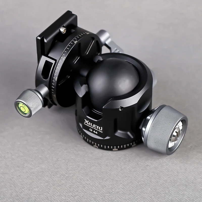 44mm Ball Head Camera Tripod Monopod Mounting Adapter Arca Quick Release Plate Aluminum Alloy Load Bearing 25kg tripod ball head
