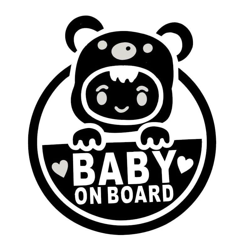 Lykx Funny Baby On Board Car Sticker Riflettente Automobili Moto Accessori Esterni Decalcomanie In Pvc Per Bmw Audi Vw