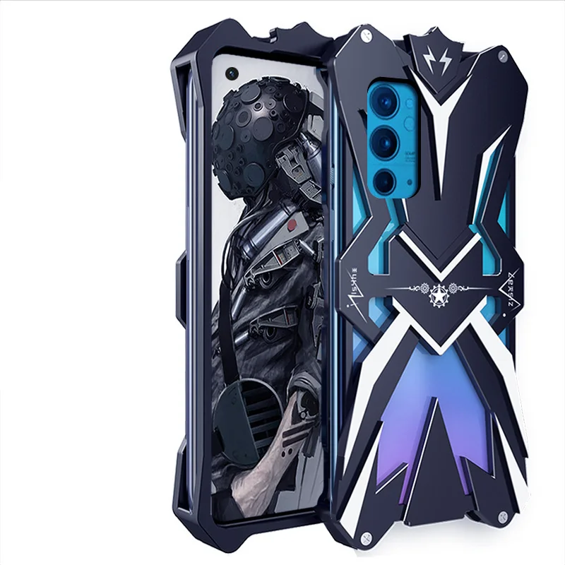 

Original Zimon Metal Luxury Thor Heavy Duty Armor Metal Aluminum Mobile Phone Case Cover For Oneplus 11 10T 9r 9rt 9 Pro Cases