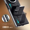 LANGSIDI Smart Flip Case for Honor Magic V3 V2 Vs2 Cowhide Genuine Leather Magnetic Wrist Strap Stand Kickstand Back Cover 5