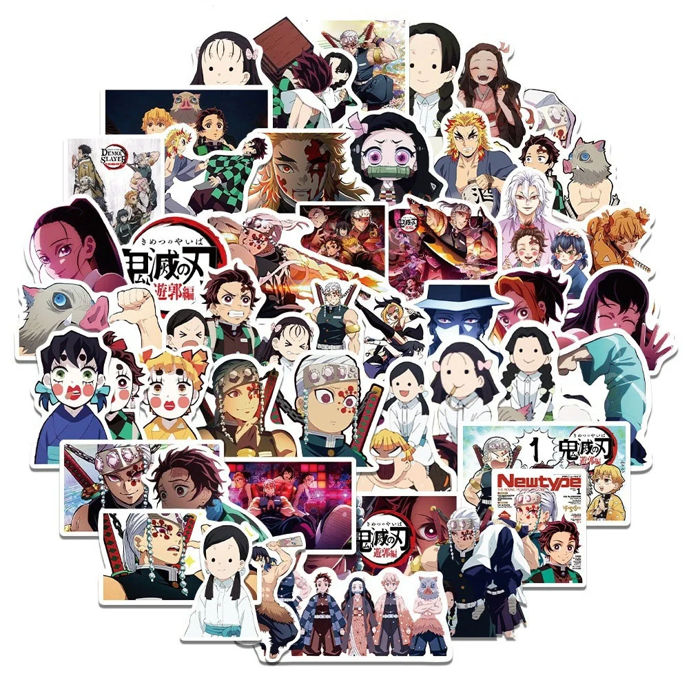 

10/30/50PCS New DIY Anime Cartoon Personality Creative Computer Suitcase Bed Table Chair Decoration Waterproof Sticker Wholesale