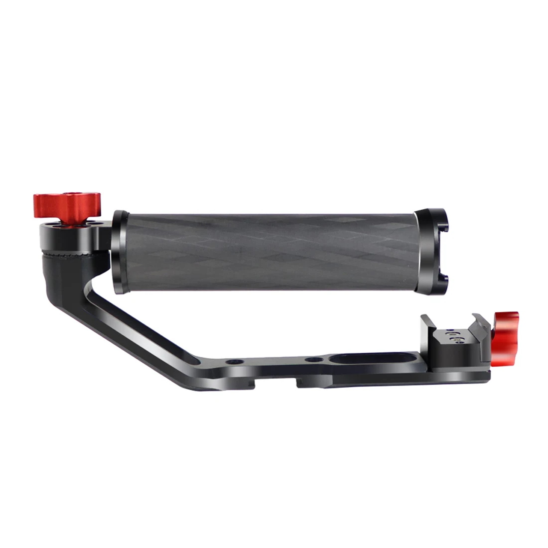 Carbon Fiber L Bracket Handle Grip Foldable Cold Shoe Mount Clamp for Ronin RS3