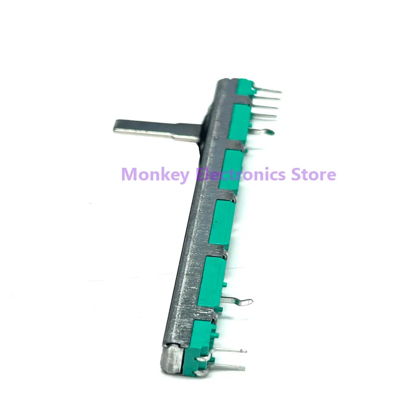 4 Pz Stereo A 2 Canali 75mm 7.5 Cm Arancione Mixer Slide Potenziometro Slider D10K D103 Per BEHRINGER Soundcraft Faders - Foto 2