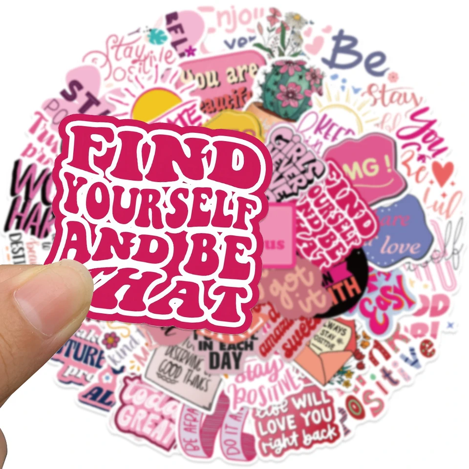 Confezione da 60 adesivi in vinile per scrapbooking con numeri, adesivi