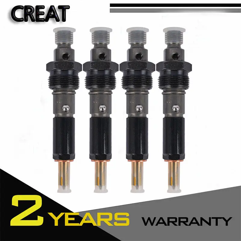 

4 PCS Fuel Injectors J919331 For Case-IH Skid Steer 1840 1845C Backhoe 580 Super