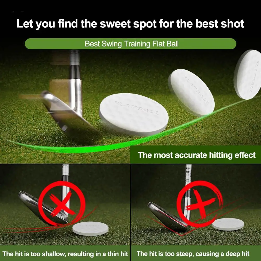 

Outdoor Golf Training Tool 6pcs Lightweight Portable Golf Practice Balls with Honeycomb Construction for Putting Training Aid