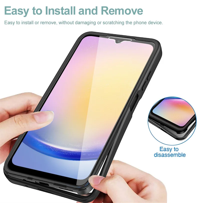 360 Full Screen Protector Hard PC Cover - Clear Shockproof Case