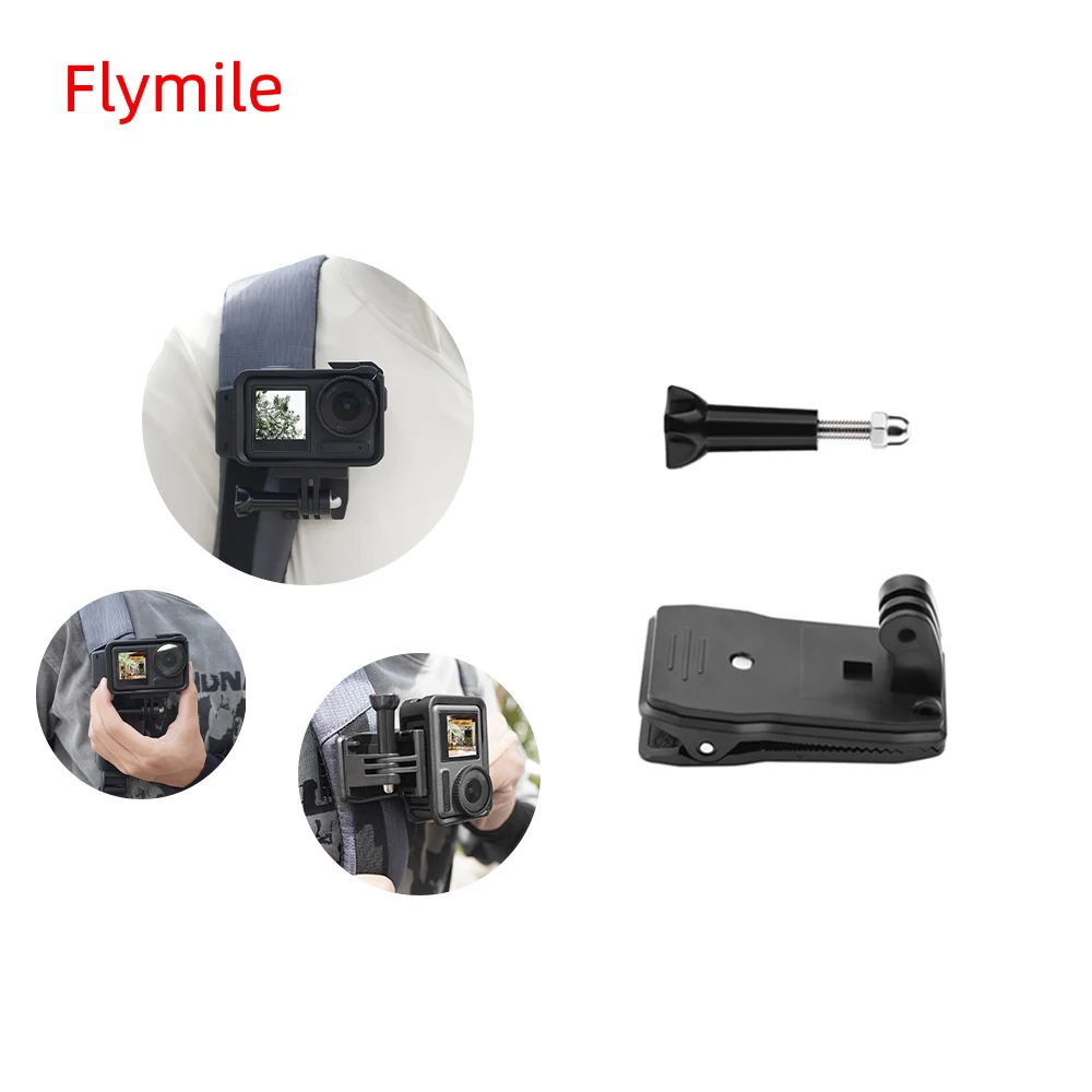 Clip magnétique pour sac à dos GoPro Action3/4 Pocket3 360