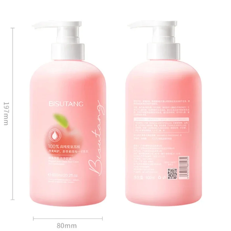 향수 Body Wash Peach Amino Acid Moisturizing Гель Для Душа Long Lasting Fragrance Cleansing Skin Sakura Shower Gel 바디워시
