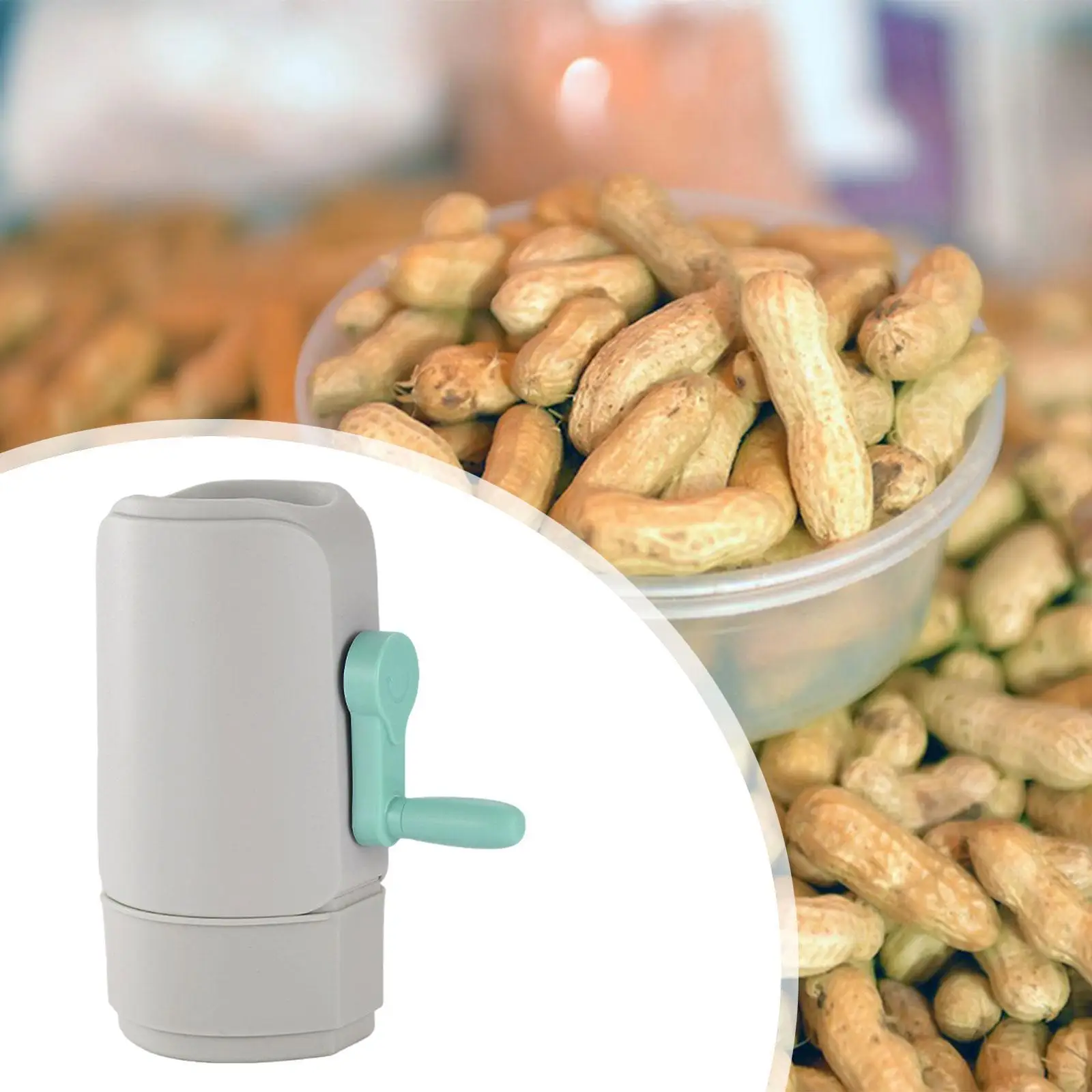 Description Picture 4 of itemNuts Cracker Hand Crank Small Chest Nut Pistachio Opener Plier Cutter Walnut Clip Nut Peeling Tool for Dining Room Home Kitchen