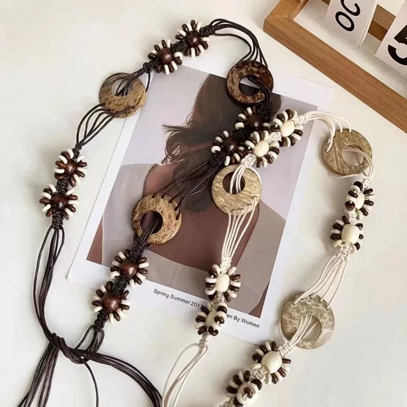 Belt for women 2024 new item, niche design, decorative waist chain, versatile retro matching, dress, jeans, belt - 4