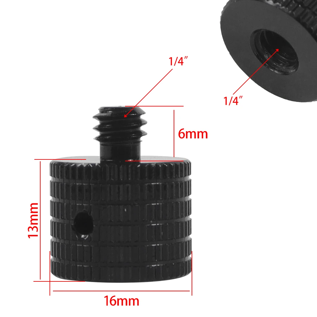 1x Reinforced Camera Conversion Screw Adapter 1/4 to 3/8 M4 M5 M6 M8 M10 Male Fe