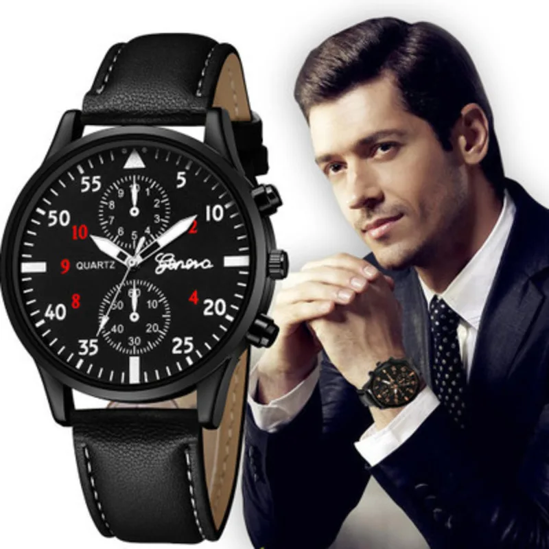 

Quartz Watches Men's Belt Ultra-thin Dial Fashionable Simple Casual And Popular Men's Business Quartz Watches